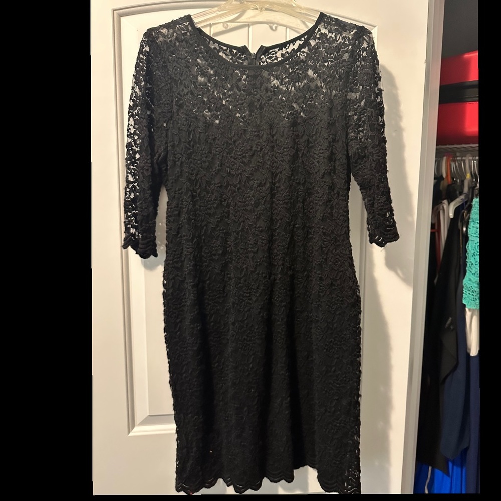 Black Knee-Length Dress